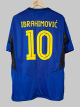 Sweden Away Shirt 2005/06 Ibrahimovic 10 (XL)