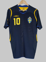 Sweden Away Shirt 2008/9 Ibrahimovic 10 (M)