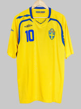 Sweden Home Shirt 2008/9 Ibrahimovic 10 (XL)