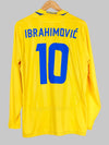 Schweden Heimtrikot Langarm 2009/10 Ibrahimovic #10 (L)