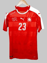 Switzerland Home Shirt 2016/17 Player Issue Shaqiri 23 (L)