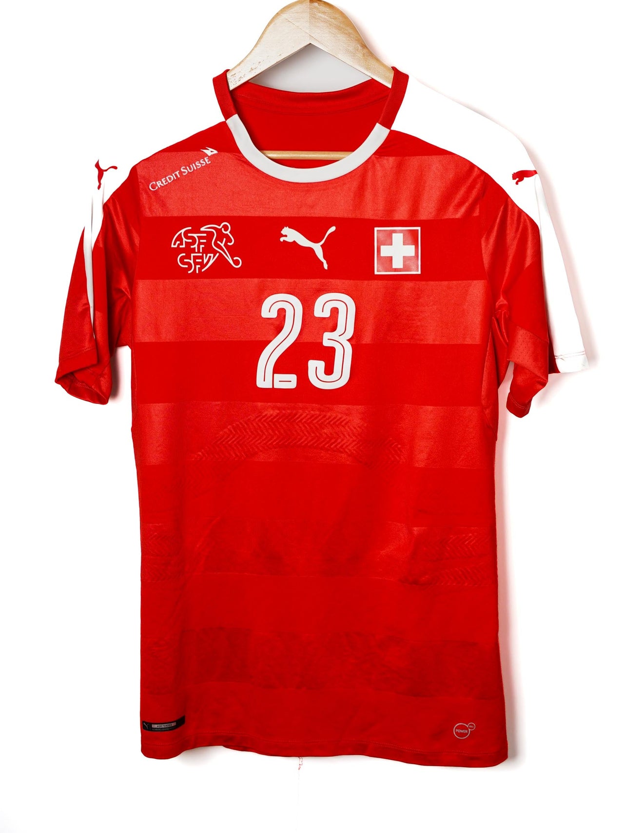 Switzerland Home Shirt 2016/17 Player Issue Shaqiri 23 (L)