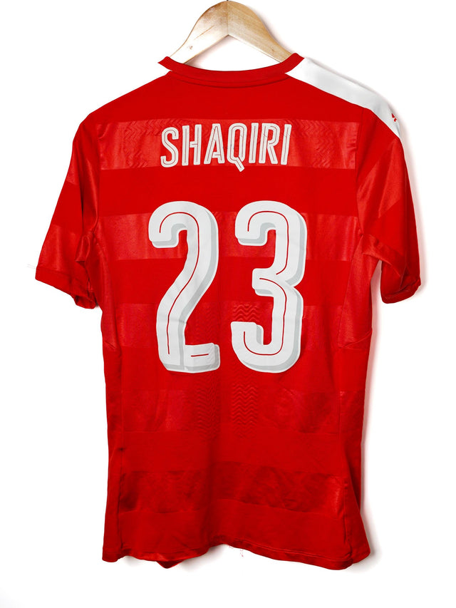 Switzerland Home Shirt 2016/17 Player Issue Shaqiri 23 (L)