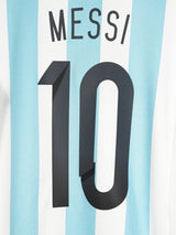 2015/16 Argentina Messi #10 Home Shirt L/S (L)