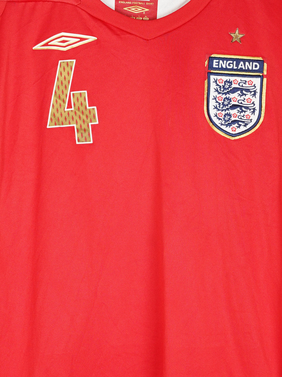 2006-08 England Gerrard #4 Away Shirt (L)