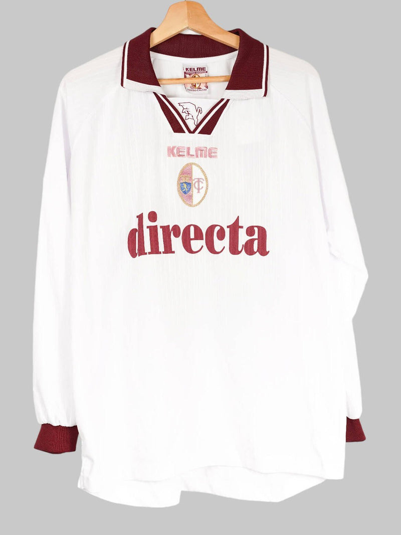 Torino Away Shirt L/S 2000/1 De Acsentis 51 Match Worn (L)