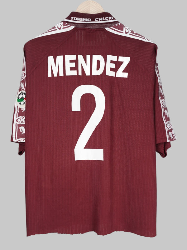 Camiseta de local del Torino 1999/00 Méndez #2 (XL)