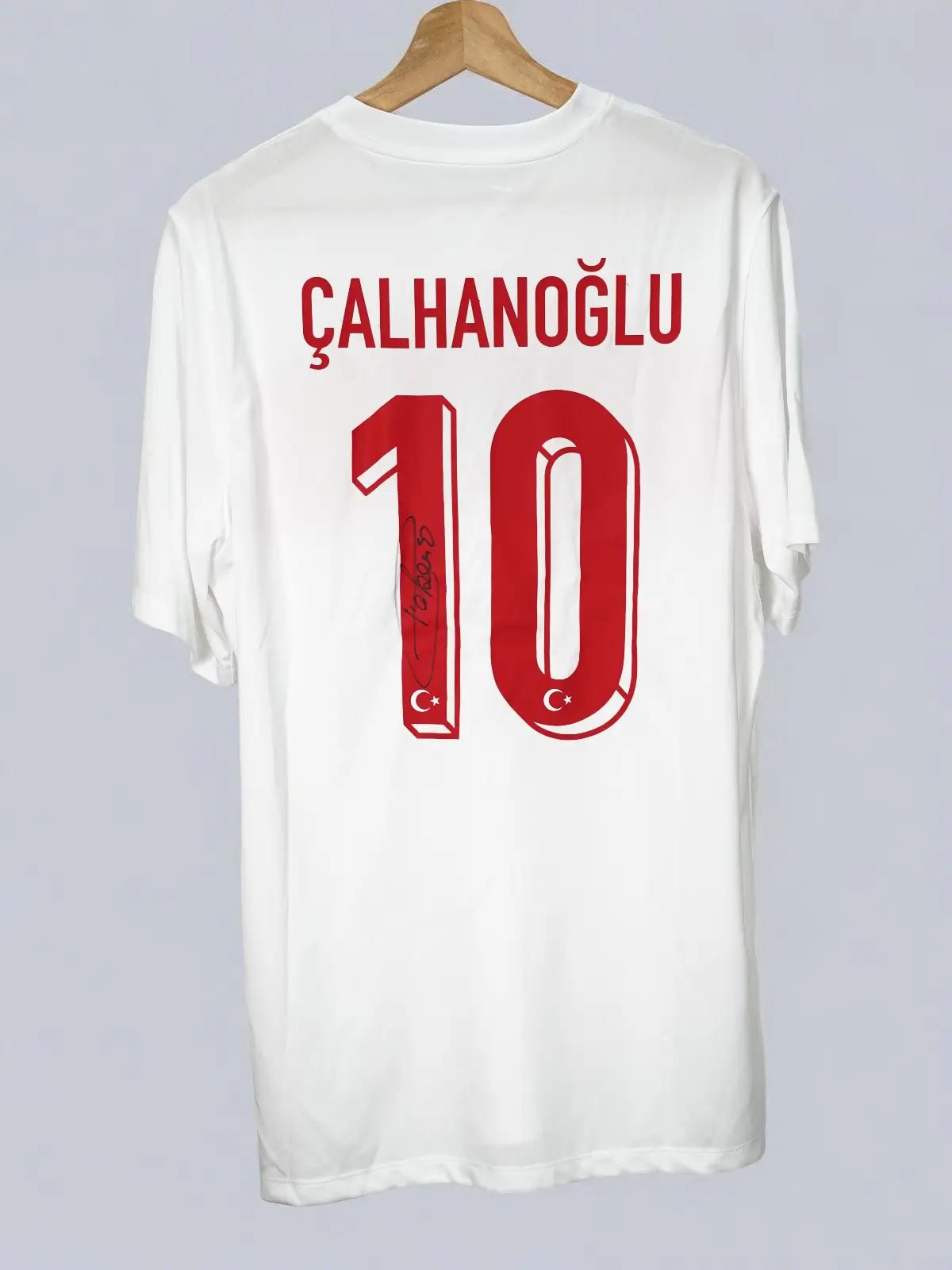 Turkey Away Shirt 2024/25 Signed 10 Calhanoglu