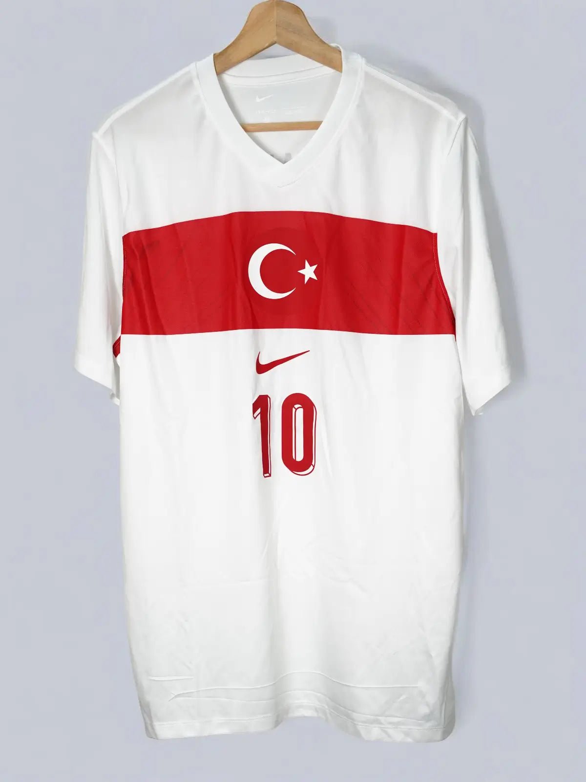 Turkey Away Shirt 2024/25 Signed 10 Calhanoglu