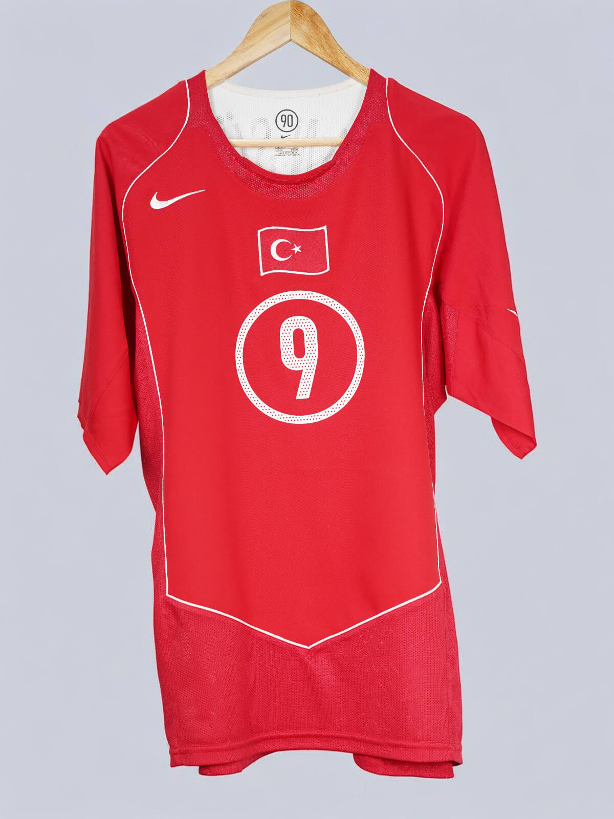 2004/05 Turkey Şükür #9 Home Shirt (L) Nike | First11