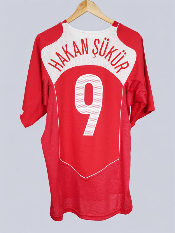 Turkey Home Shirt 2004/5 Hakan Sukur #9 (L)