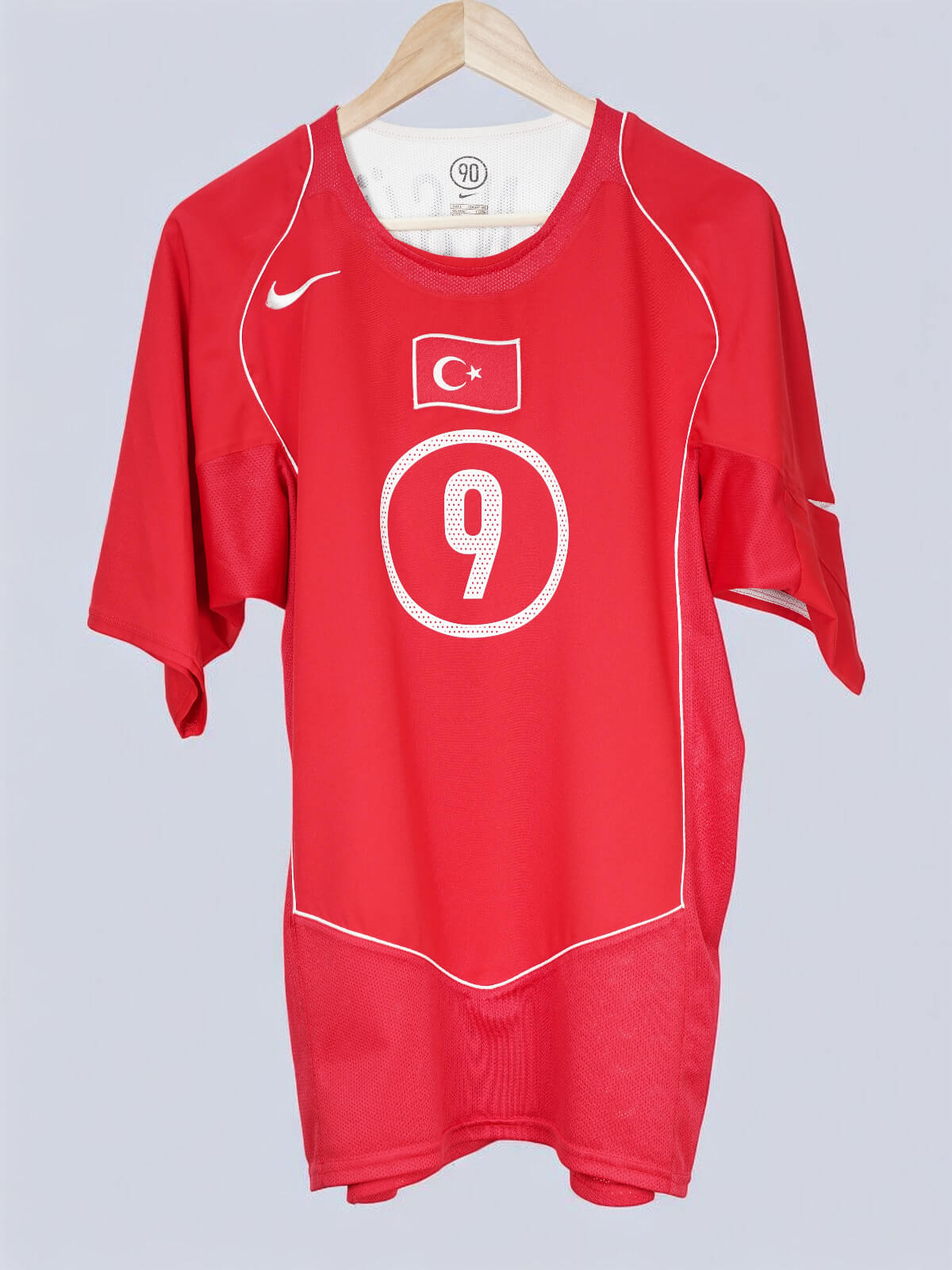 2004/05 Turkey Şükür #9 Home Shirt (L) Nike | First11