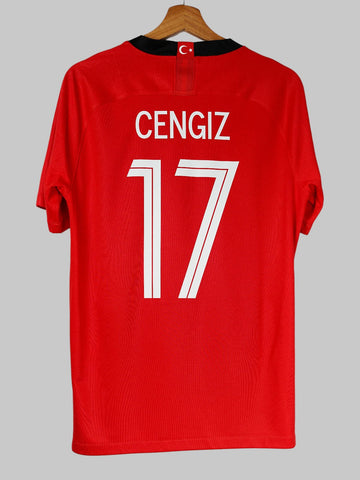 Turkey Home Shirt 2018/19 Cengiz 17 (M)