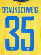 2018/19 Eintracht Braunschweig Home Shirt Abifade #35 Match Worn/Issued (M)