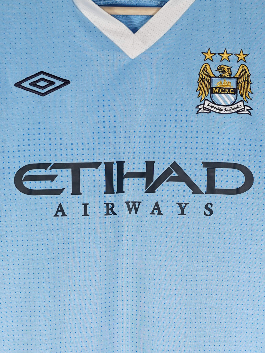 2011/12 Manchester City Balotelli #45 Home Shirt (M)