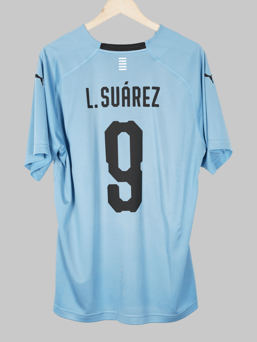 2018/19 Uruguay L.Suarez #9 Home Shirt (XL)