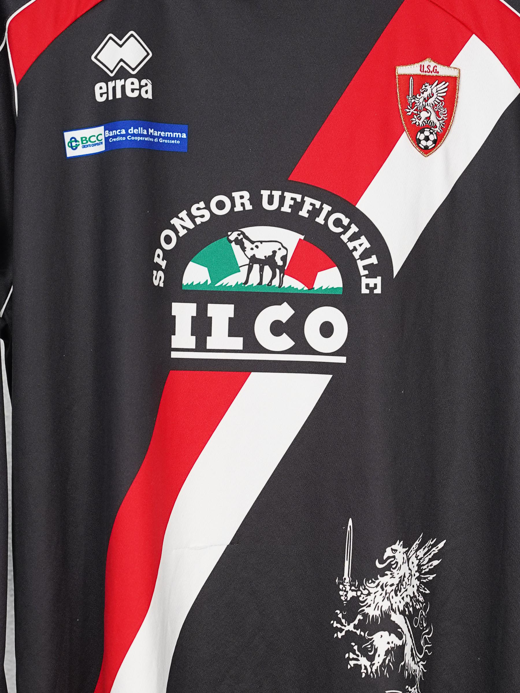 US Grosetto Matchworn L/S Away Shirt 2009/10 Mora 33 (XL)