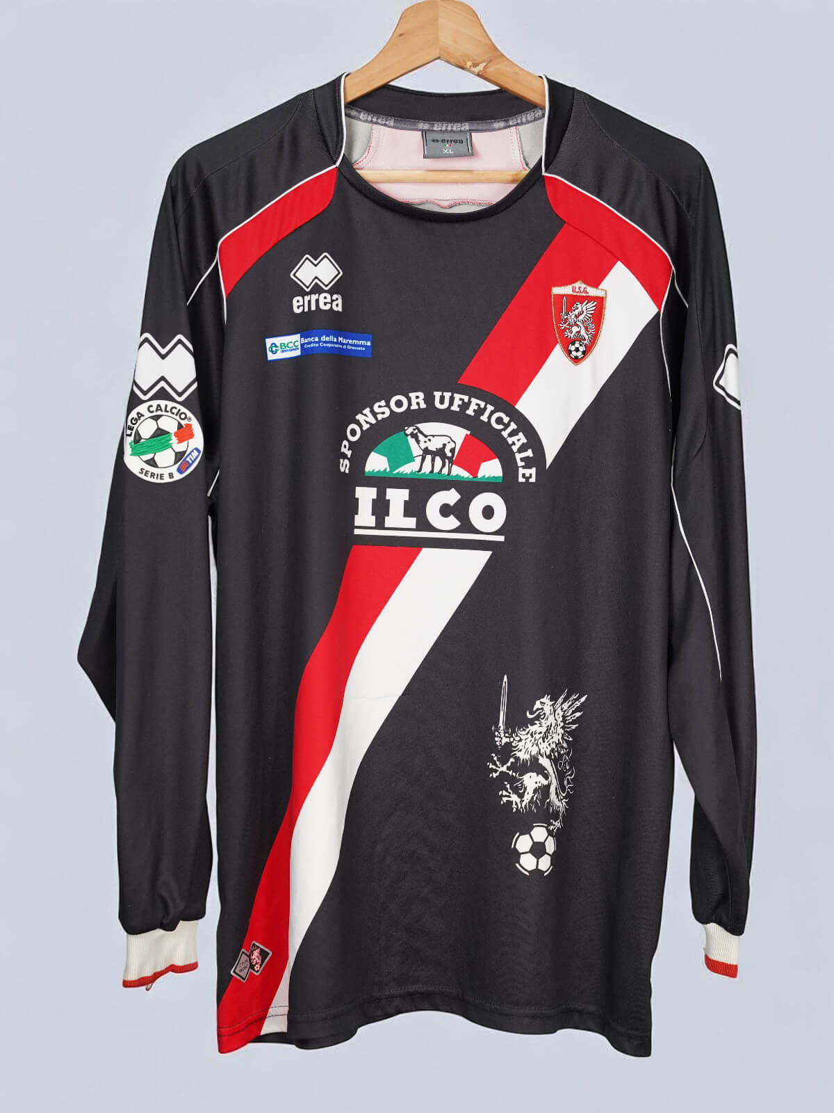 US Grosetto Matchworn L/S Away Shirt 2009/10 Mora 33 (XL)