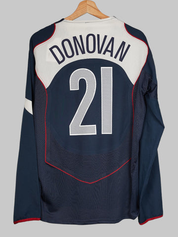 USA Away Shirt 2004/5 L/S Donovan 21 (L)