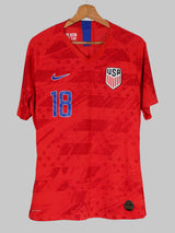 USA Away Shirt 2019/20 Dest 18 Match Worn/Issued (L)
