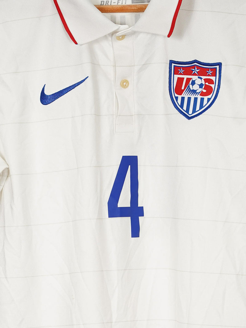USA Home Shirt 2014/15 Bradley 4 (M)