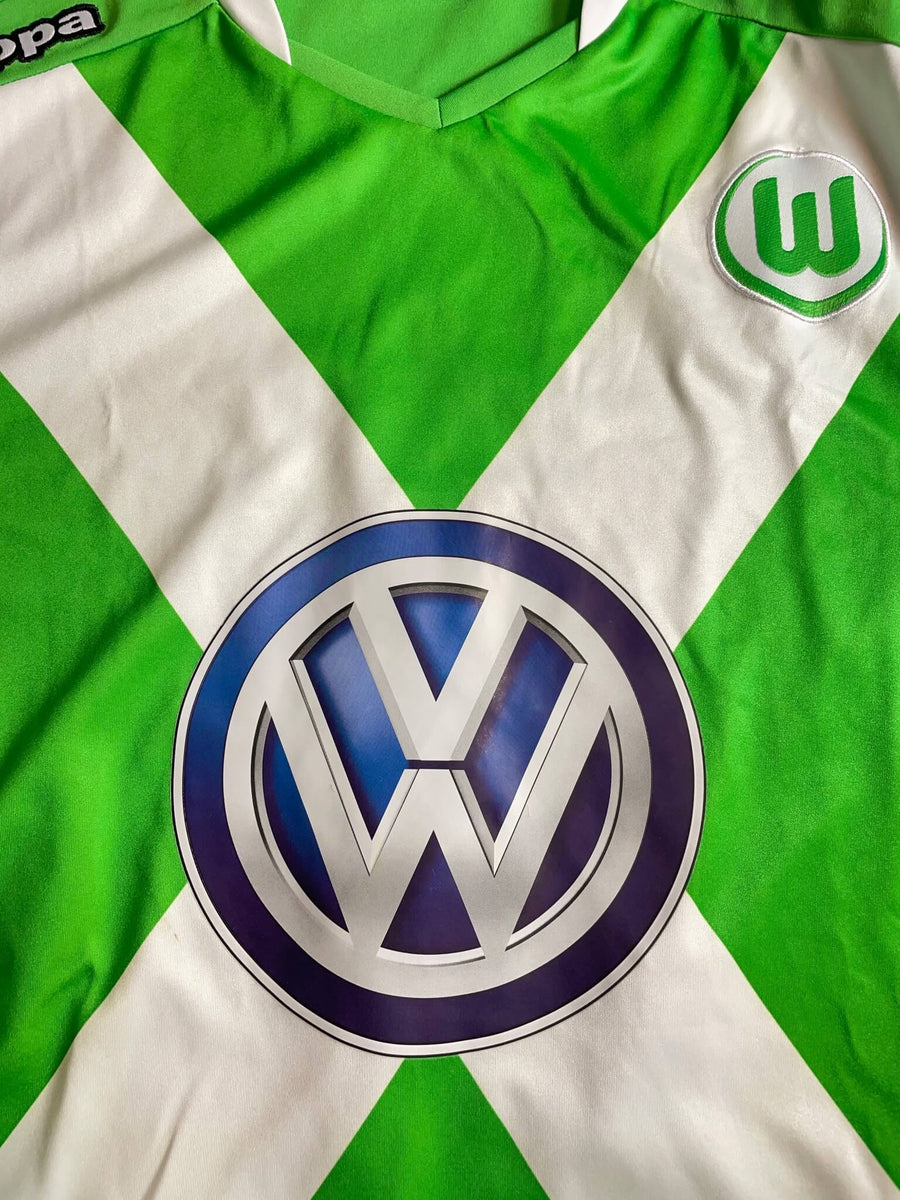 2014/15 Wolfsburg De Bruyne #14 Home Shirt (M)