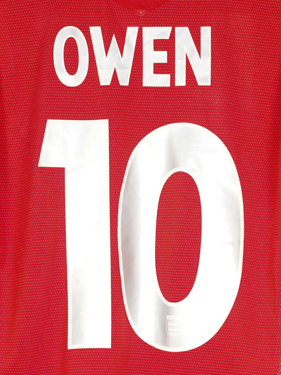 2004/5 England Owen #10 Away Shirt (M)
