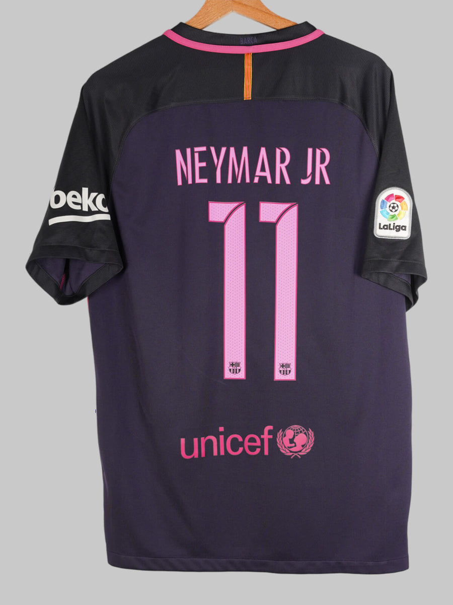 2016/17 Barcelona Neymar Jr #11 Away Shirt (L)