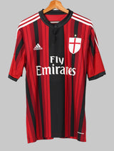 2014/15 AC Milan Balotelli #45 Home Shirt (M)