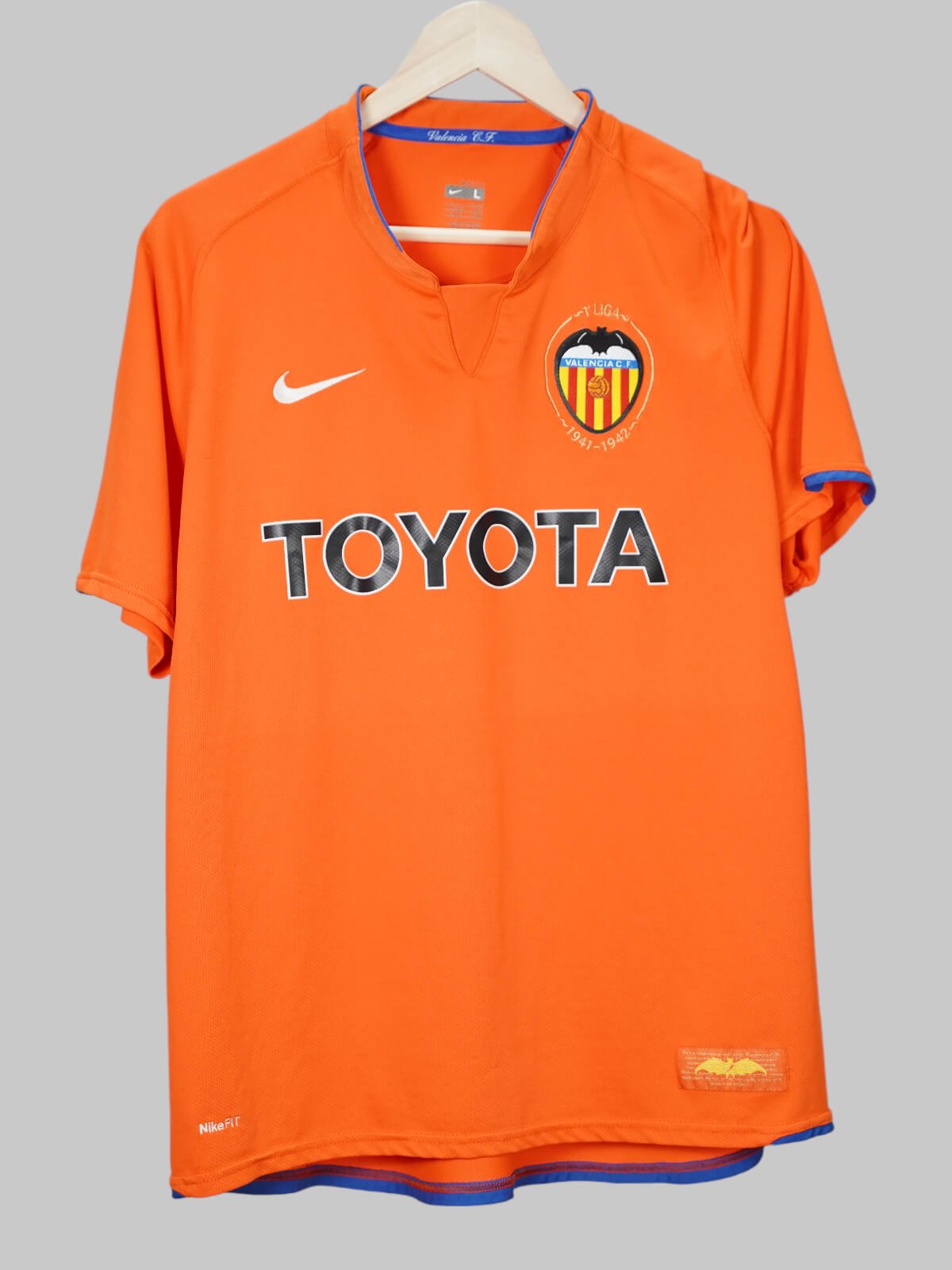 Valencia Away Shirt 2007/8 David Villa 7 (L)