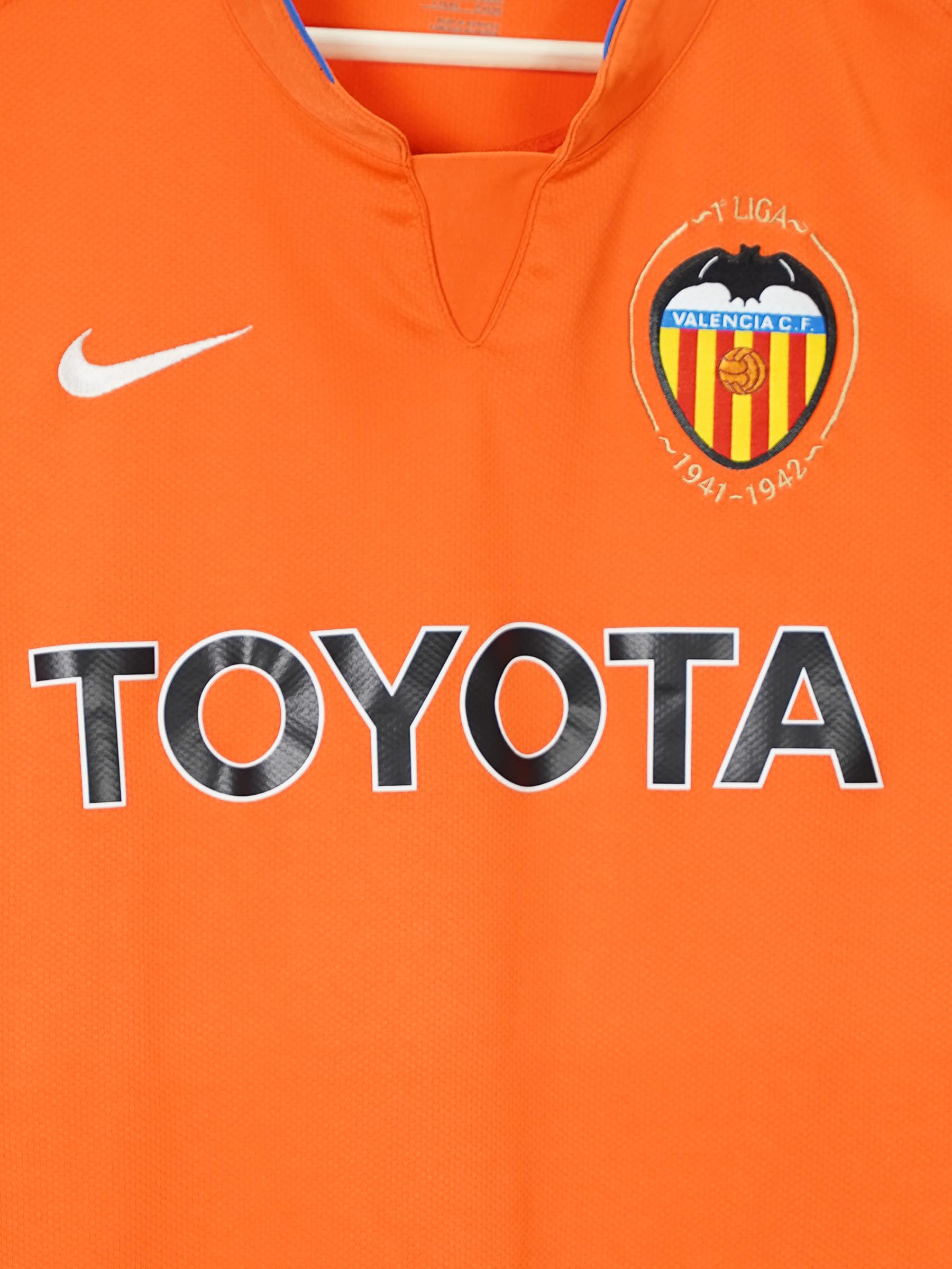 2007/08 Valencia Villa #7 Away Shirt (L) Nike | First11