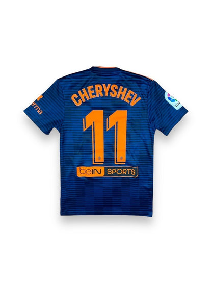 Valencia Away Shirt 2018/19 Cheryshev #11 - 9/10 - XS