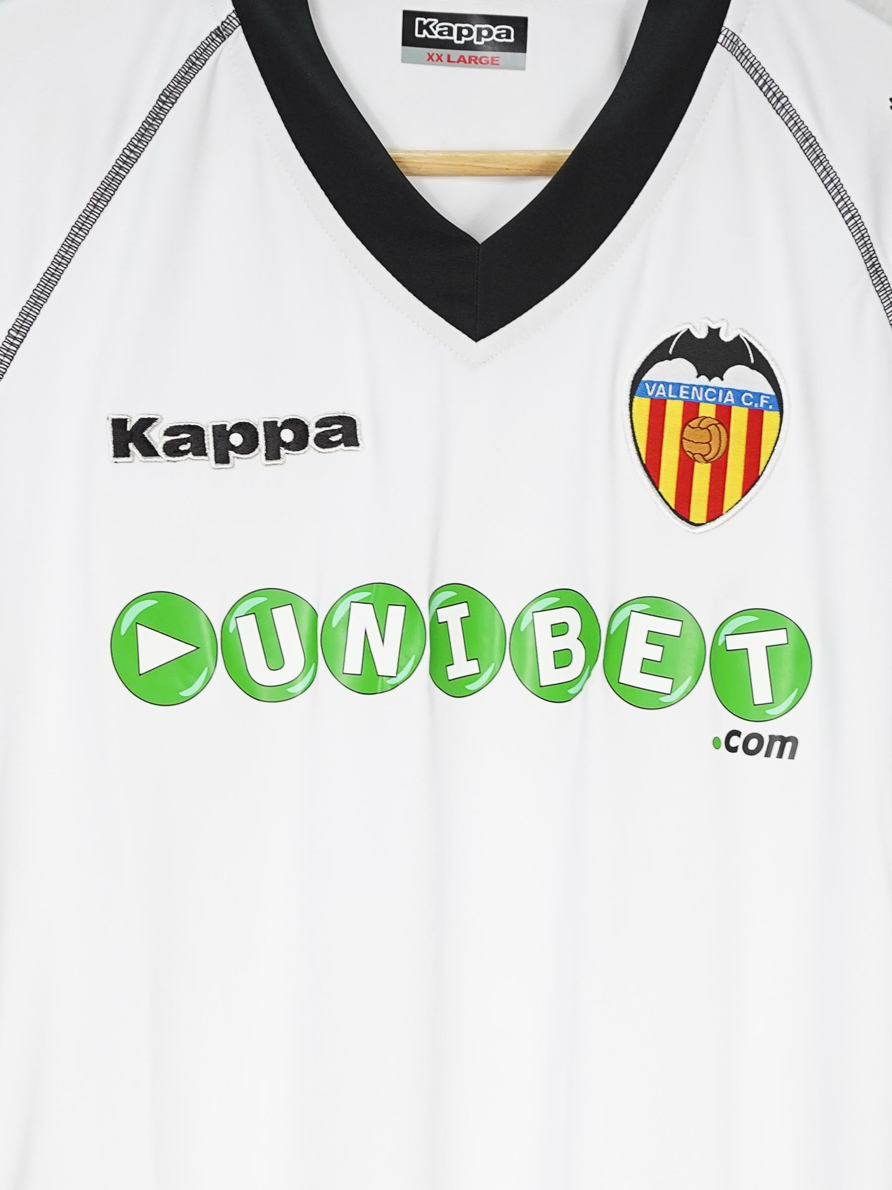 2009/10 Valencia Villa #7 Home Shirt (XXL) Kappa – First11
