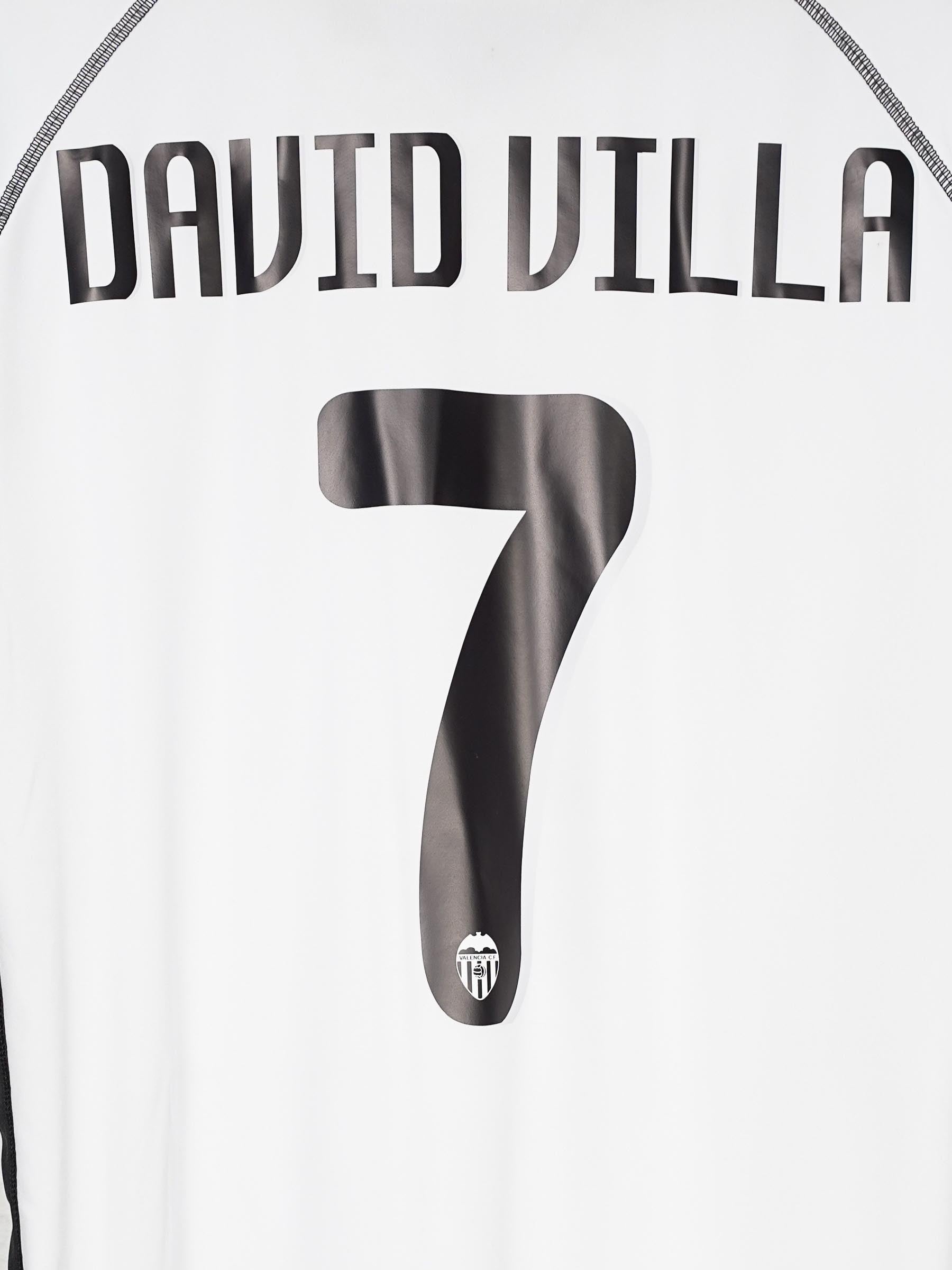 2009/10 Valencia Villa #7 Home Shirt (XXL) Kappa – First11