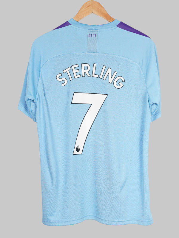 2019/20 Manchester City Sterling #7 Home Shirt (L)