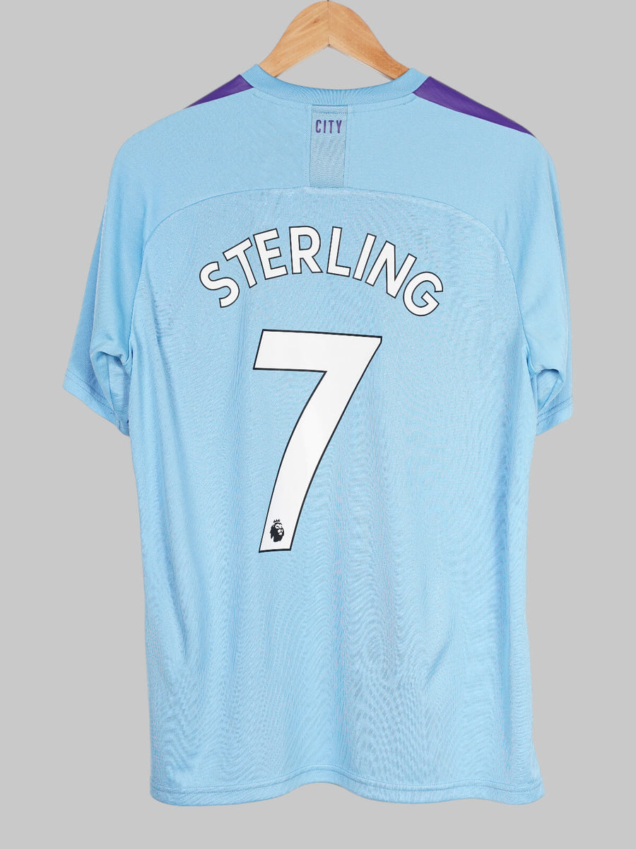 2019/20 Manchester City Sterling #7 Home Shirt (L)