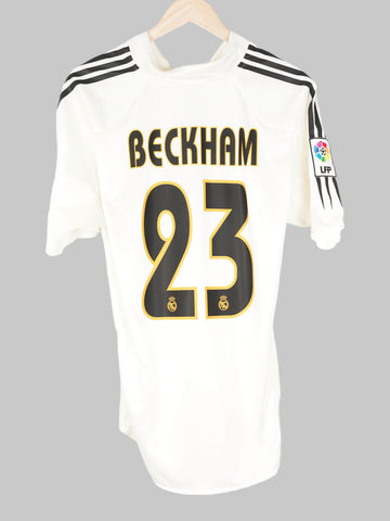 2004/5 Real Madrid Beckham #23 Home Shirt (M)