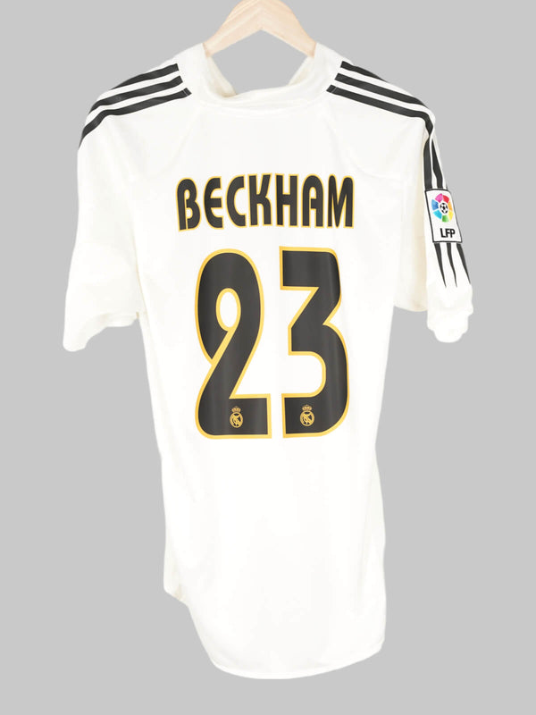 2004/5 Real Madrid Beckham #23 Home Shirt (M) Adidas