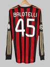 AC Milan Home Shirt L/S 2013/14 Balotelli #45 (M)