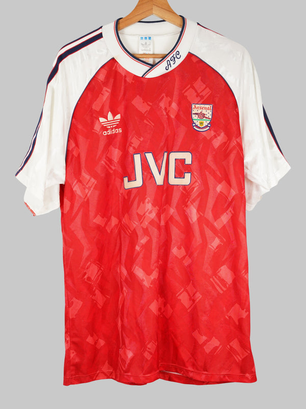 1990/92 Arsenal Camiseta Local (L) Adidas
