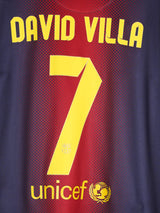 2012/13 Barcelona David Villa #7 Home Shirt (L)