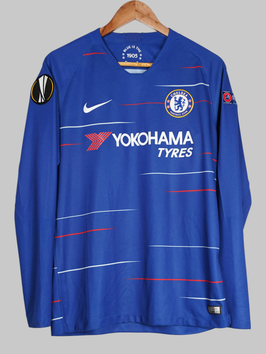2018/19 Chelsea Hazard #10 Home Shirt L/S (M)