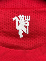 2007/08 Manchester United Berbatov #9 Home Shirt L/S (L) 