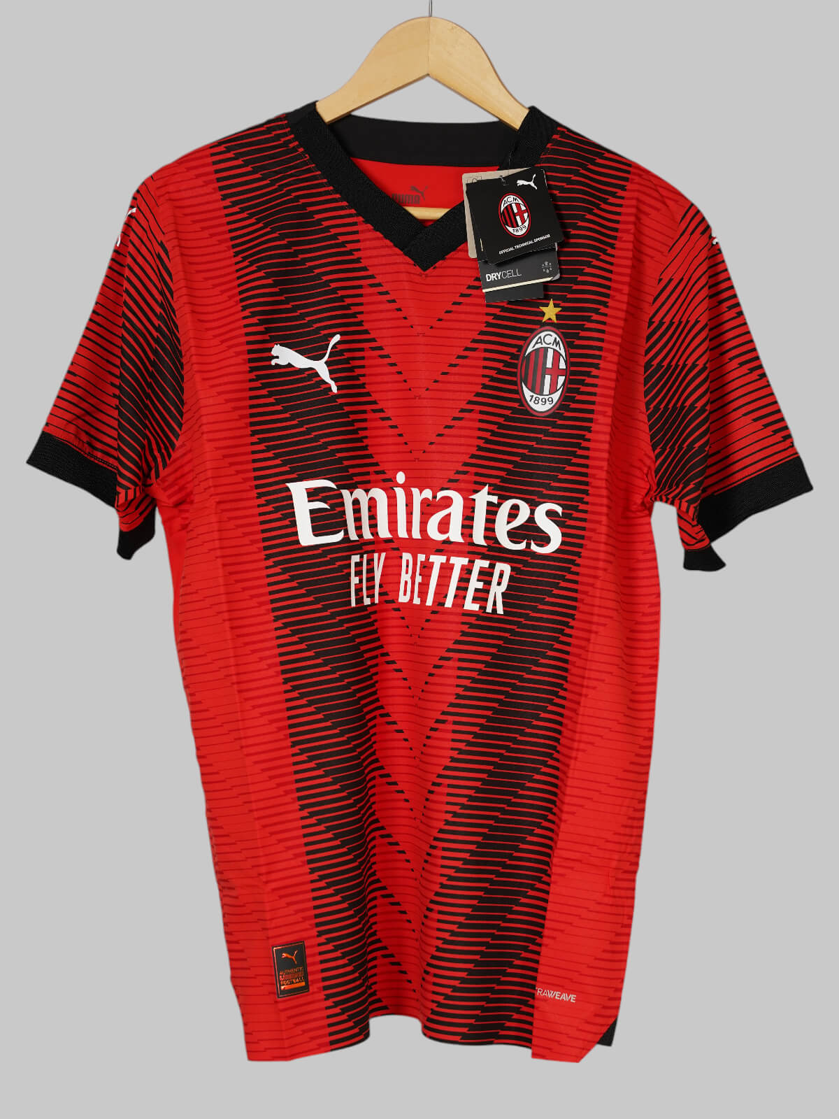 AC Milan Home Shirt Player Issue 2023/24 BNWT Tomori #23 (S)