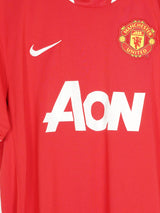 2011/12 Manchester Rooney #10 United Home Shirt (L)