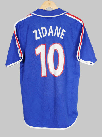 2000/01 France Home Shirt Zidane #10 Special Edition (S)