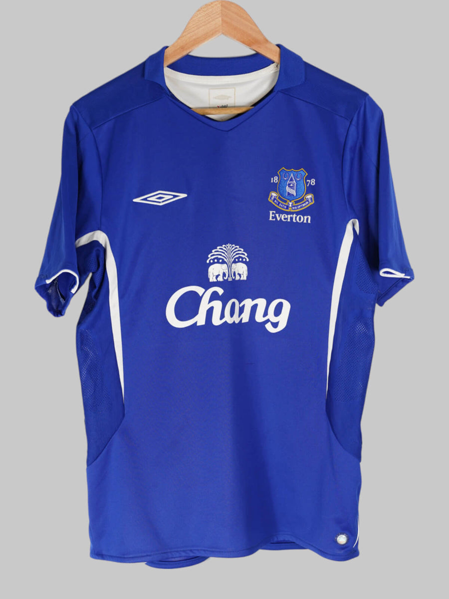 2005/06 Everton Cahill #17 Home Shirt (M)