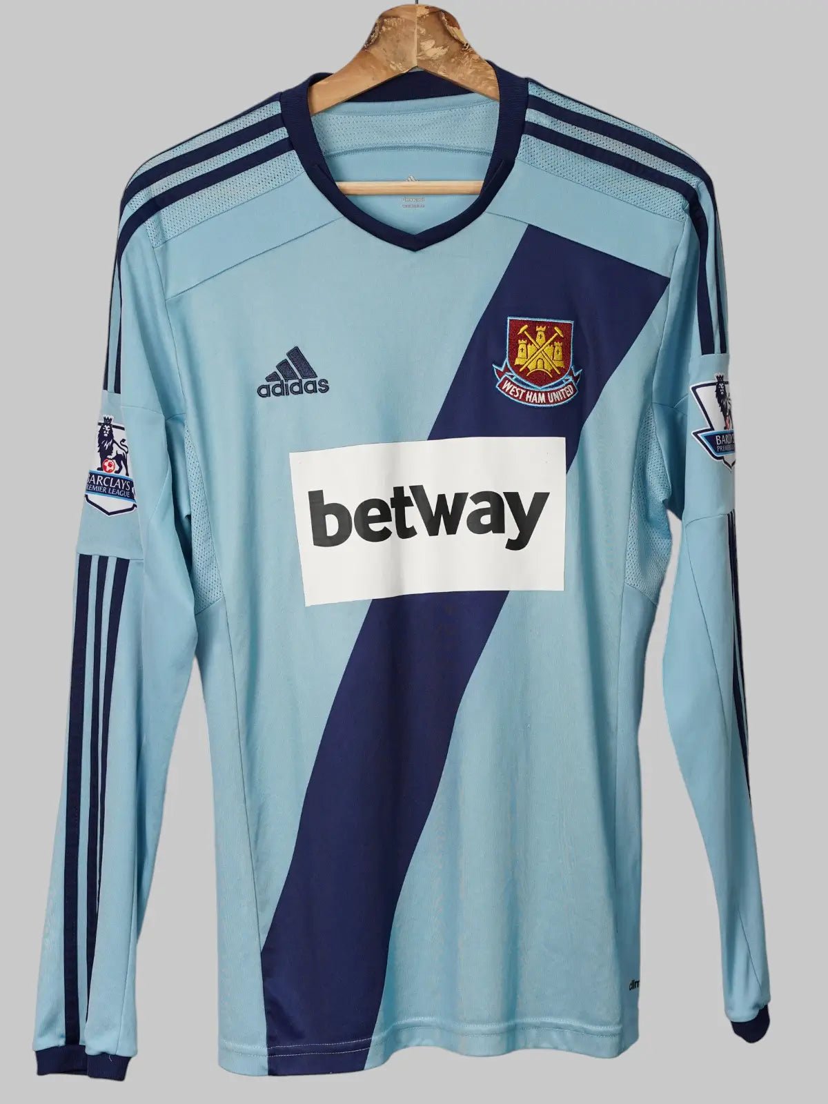 West Ham United Away Shirt L/S 2014/15 (S)