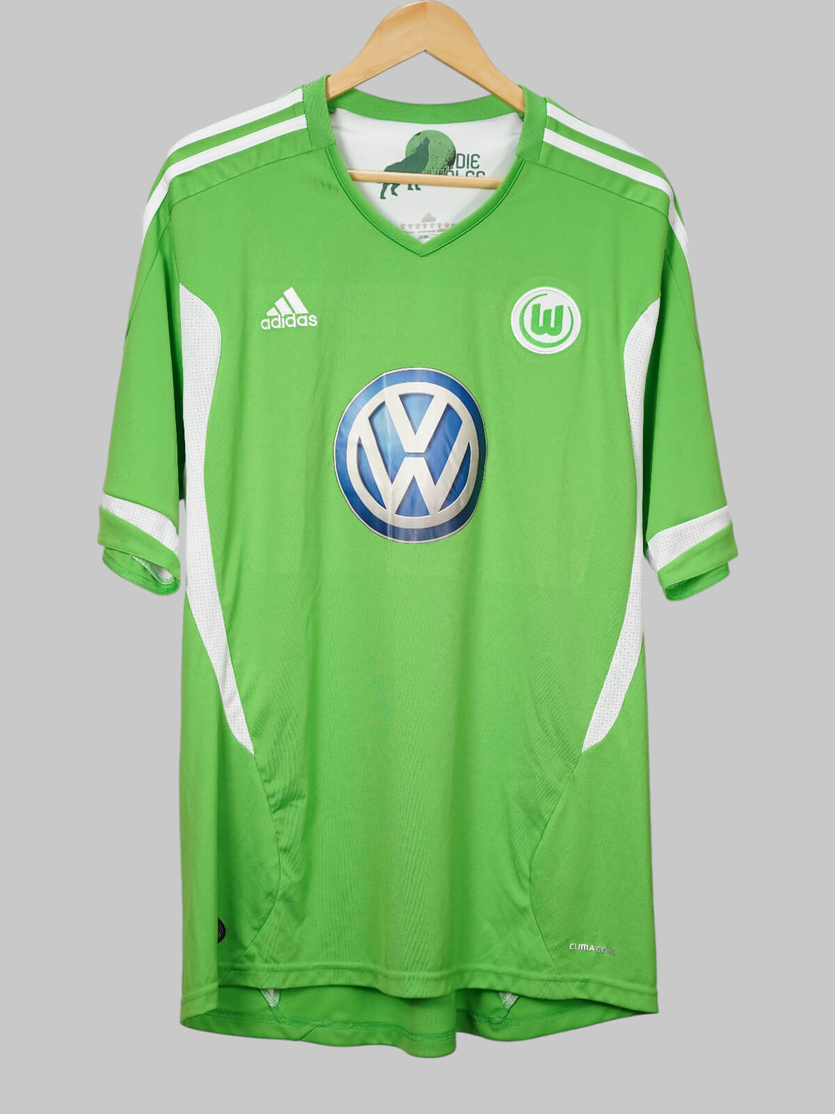 2011/12 Wolfsburg Mandzukic #18 Home Shirt (XL) Adidas – First11