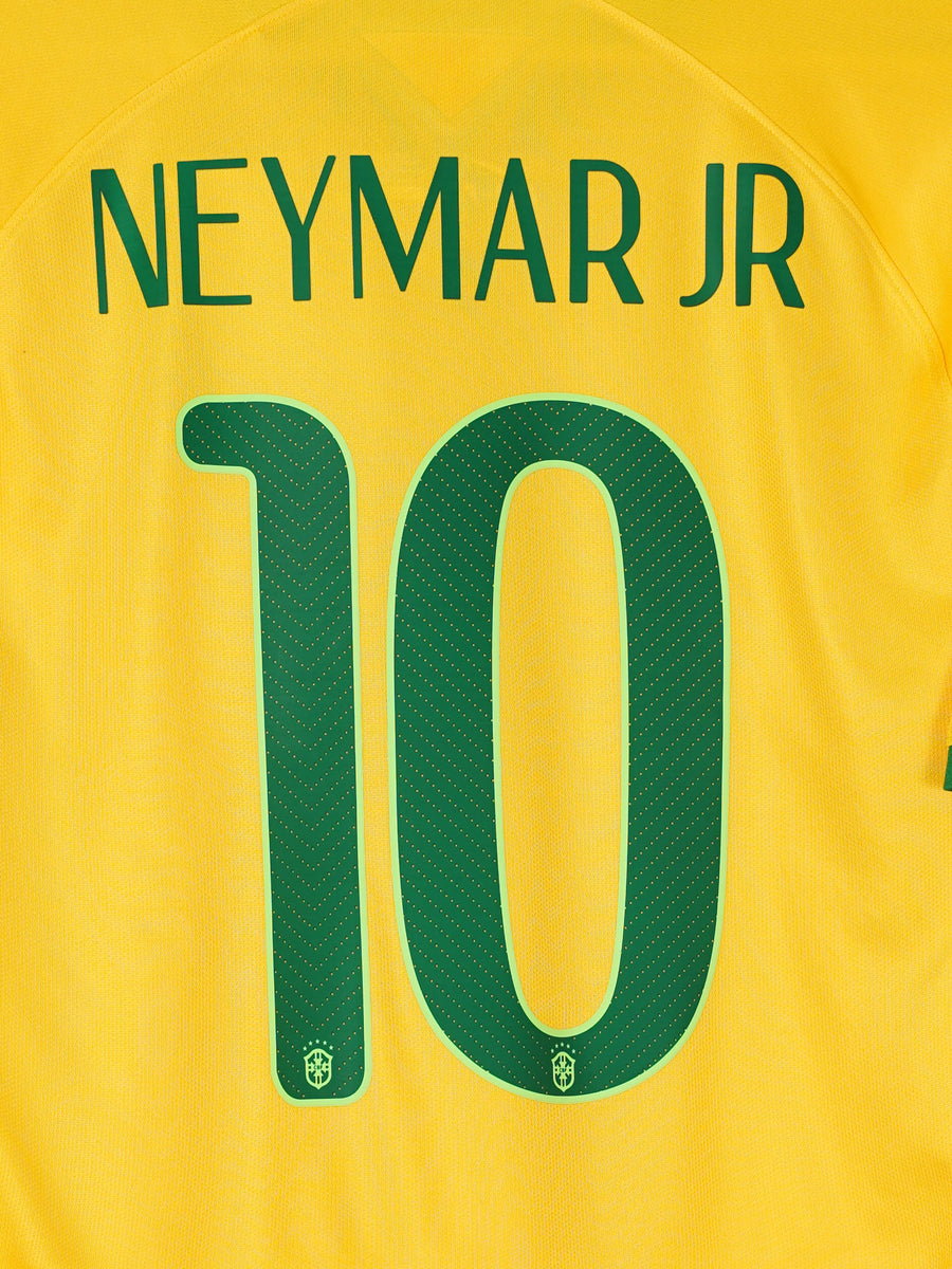 Brazil Home Shirt 2014/15 Neymar Jr #10 (L)
